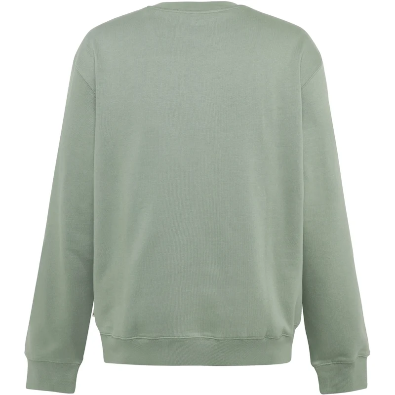 KNOWLEDGE COTTON APPAREL Relaxed Crew Neck lily pad