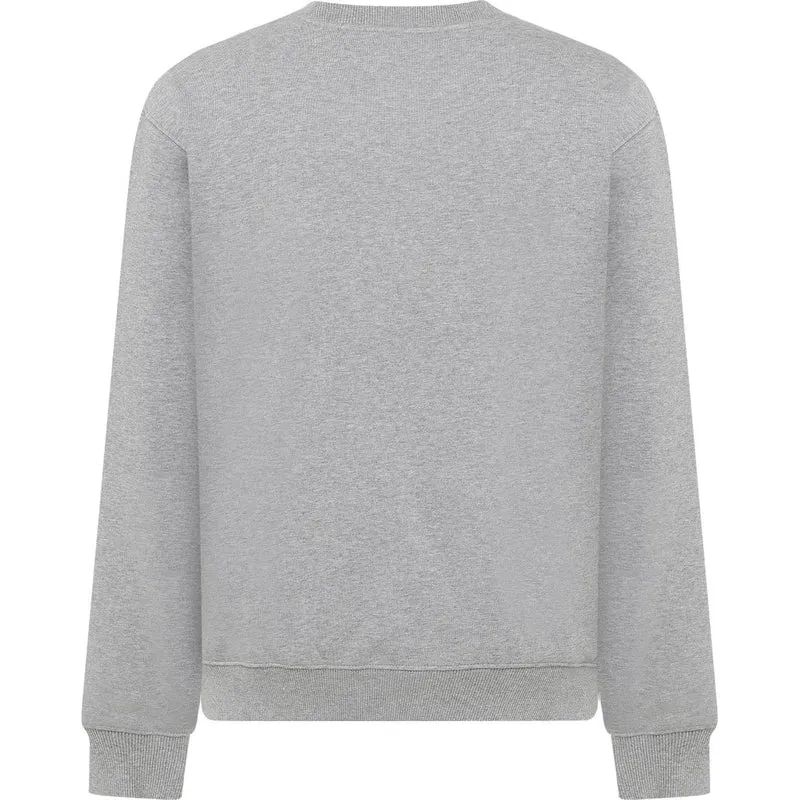 KNOWLEDGE COTTON APPAREL Relaxed Crew Neck grey melange