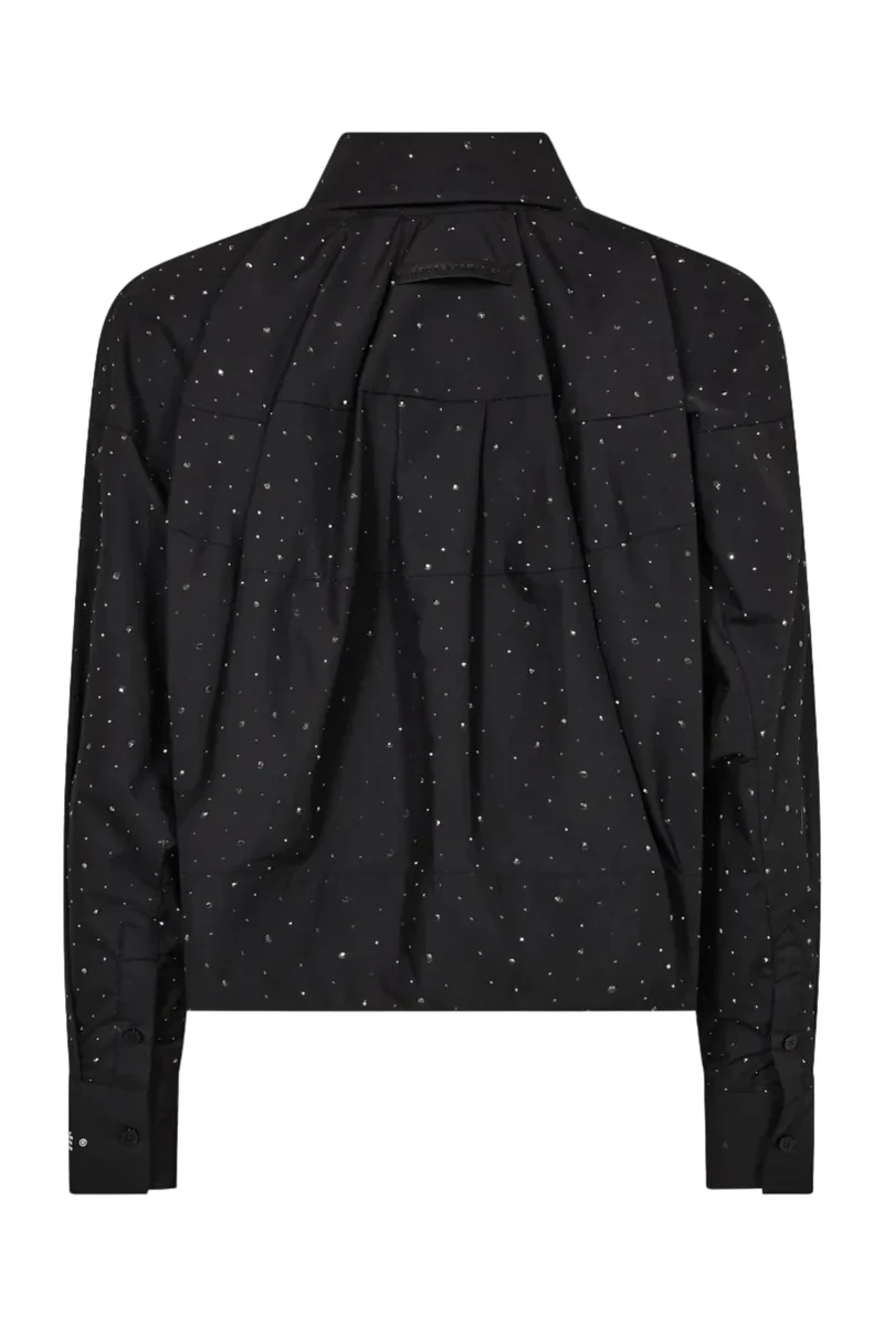Haute L'Amitié - Sophie Plain Stone Shirt Hl10956 - Black