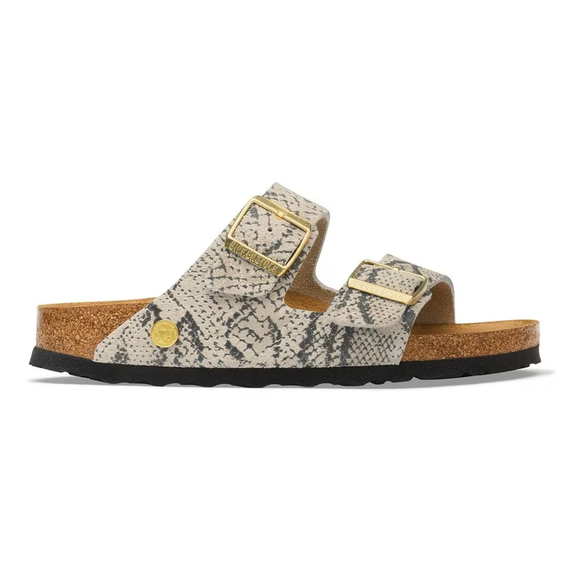 BIRKENSTOCK Arizona Suede Leather Unisex (schmal) snake oyster