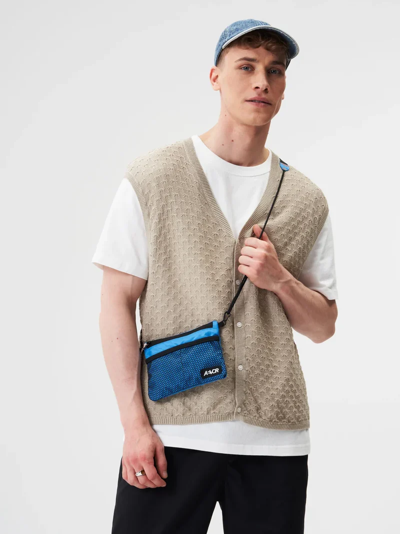 AEVOR Chest Pouch Ripstop retro blue