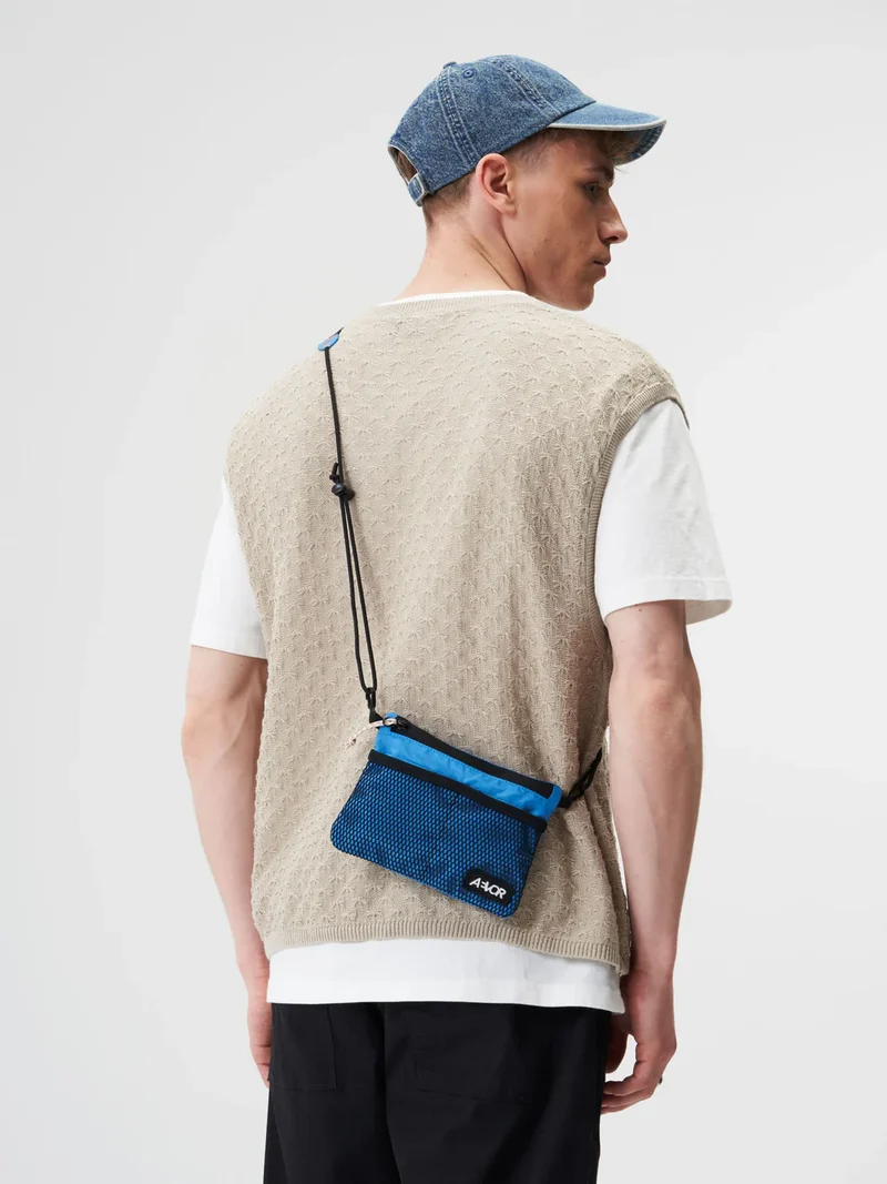 AEVOR Chest Pouch Ripstop retro blue