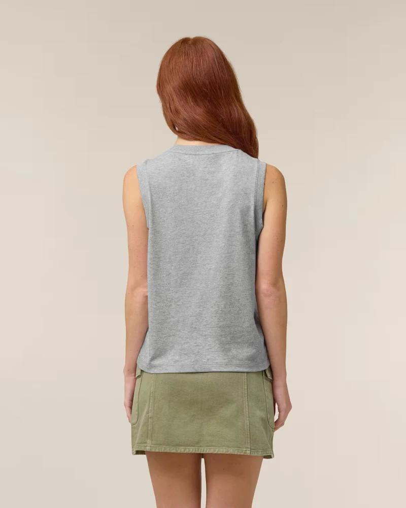 FAIRFITTERS BASIC Tanktop Mia heather grey