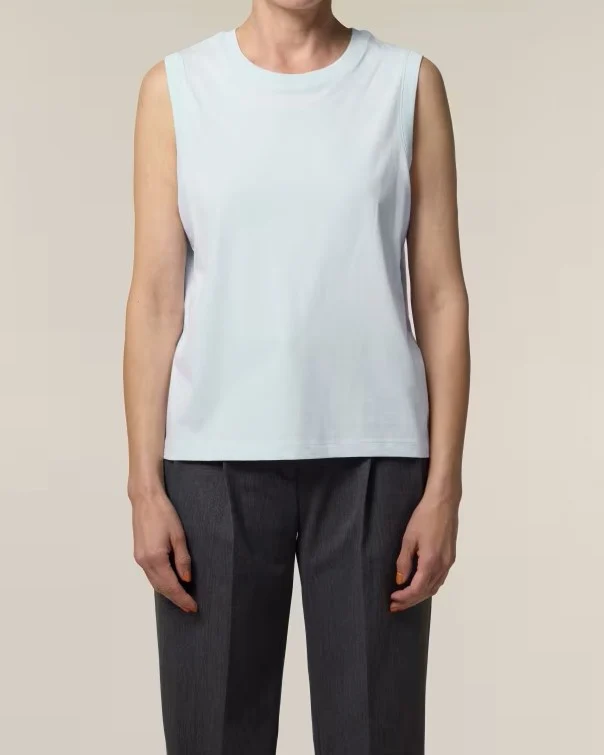 FAIRFITTERS BASIC Tanktop Mia Blue Ice