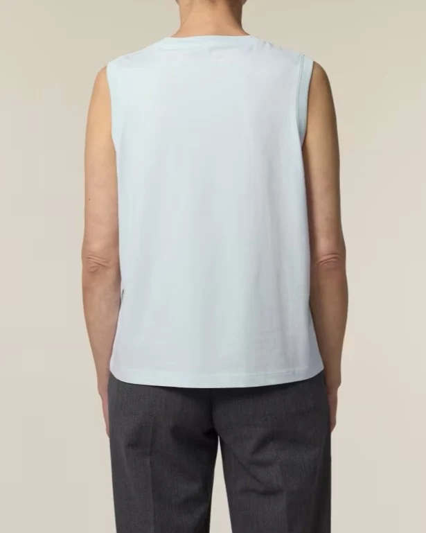 FAIRFITTERS BASIC Tanktop Mia Blue Ice