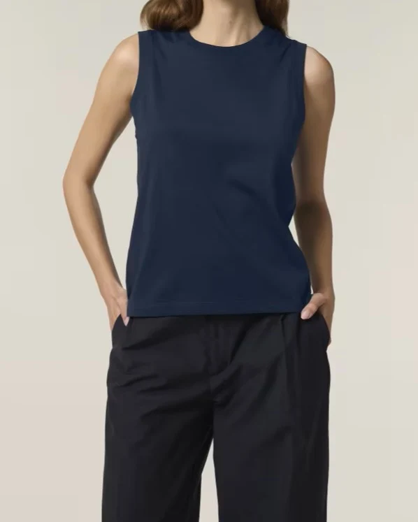 FAIRFITTERS BASIC Tanktop Mia French Navy