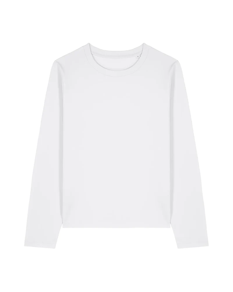 FAIRFITTERS Basic Long Sleeve Women white