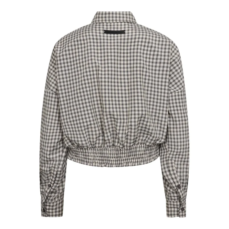 Haute L'Amitié - Mimosa Check Smock Shirt HL10815 - Grey Check