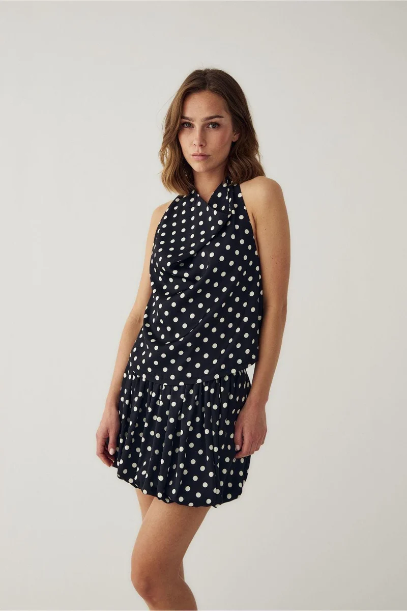 Noella - N-Mili Skirt 16900001 - 1529 - Debbee Black Print
