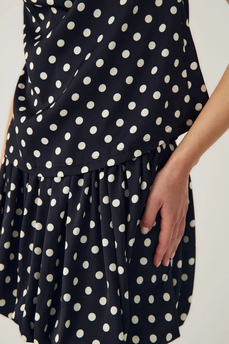 Noella - N-Mili Skirt 16900001 - 1529 - Debbee Black Print