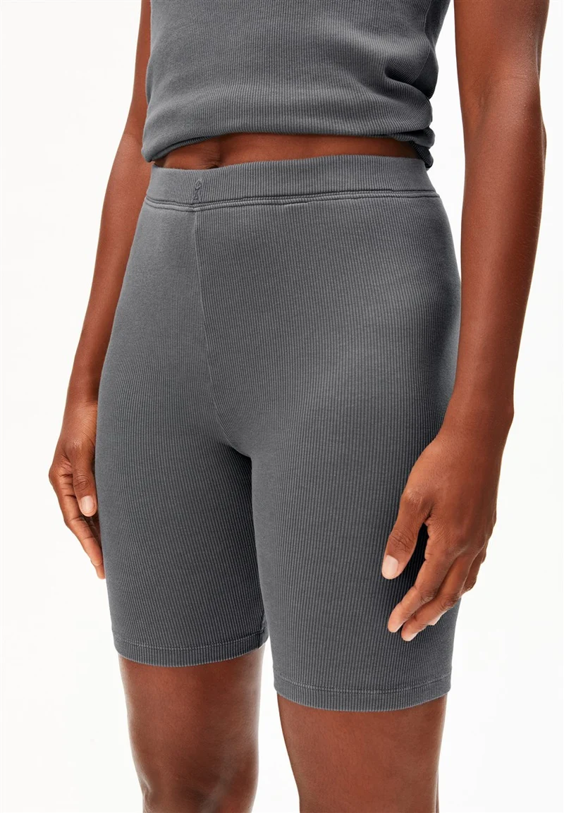 ARMEDANGELS Gmt Dye Rib Shorts space steel