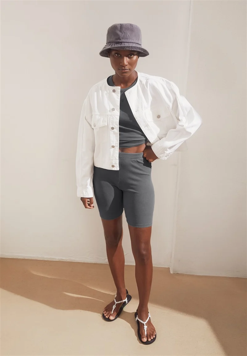 ARMEDANGELS Gmt Dye Rib Shorts space steel