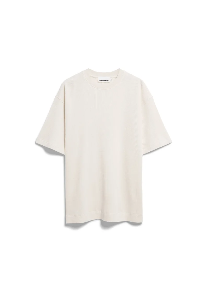 ARMEDANGELS Maarkos Waffle T-Shirt pure