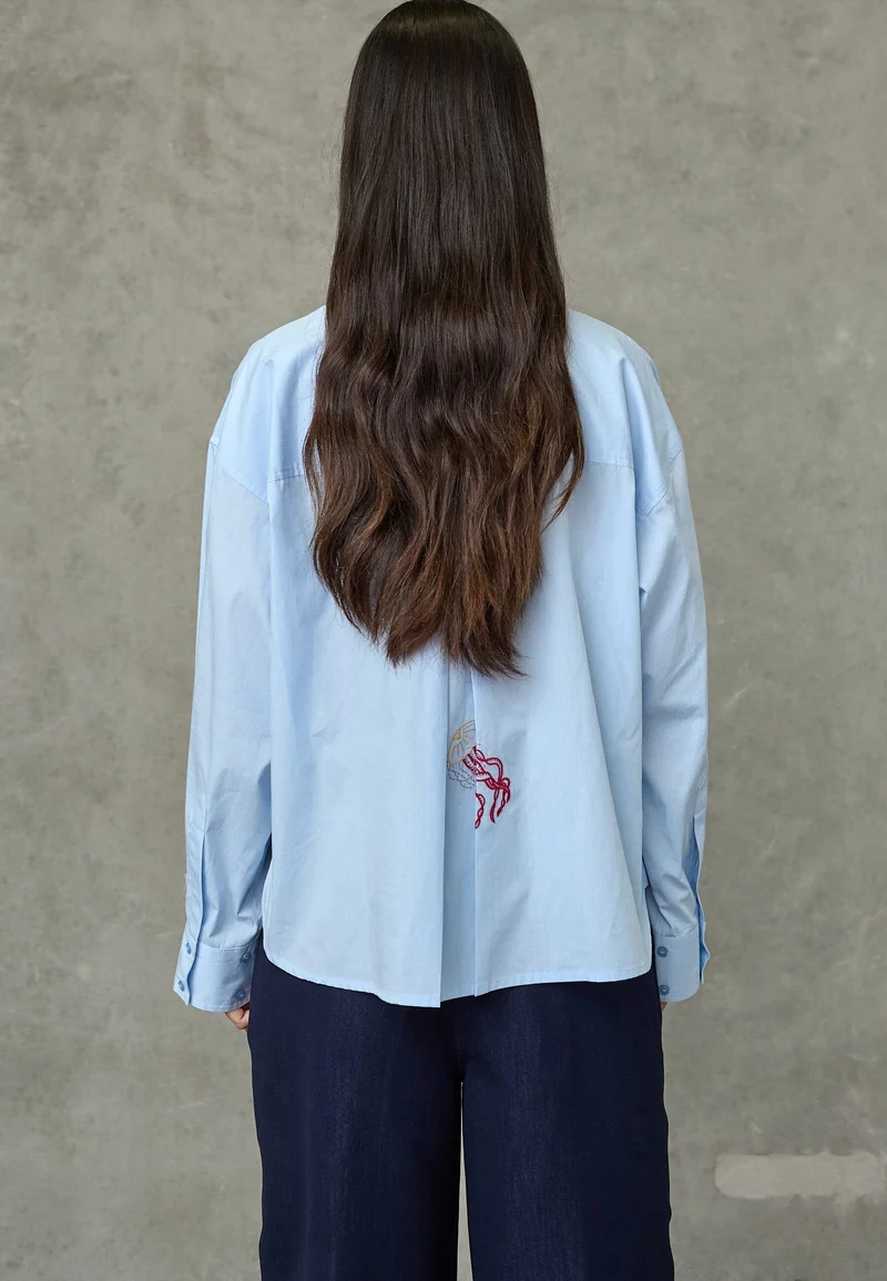 Love & Divine - Love1555-4 20153 - 402 - Solid Blue Emb.