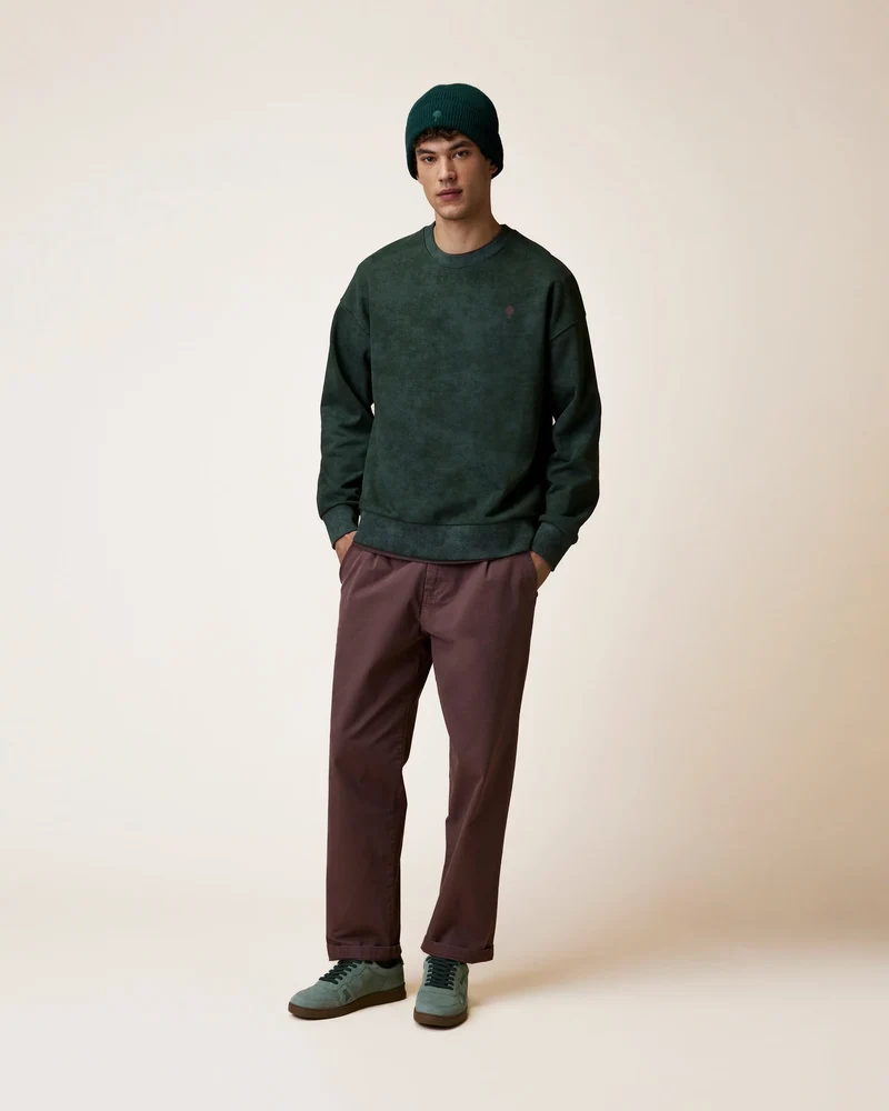 FAGUO Fango Sweatshirt dark green melange