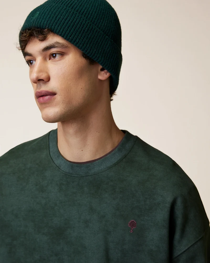 FAGUO Fango Sweatshirt dark green melange