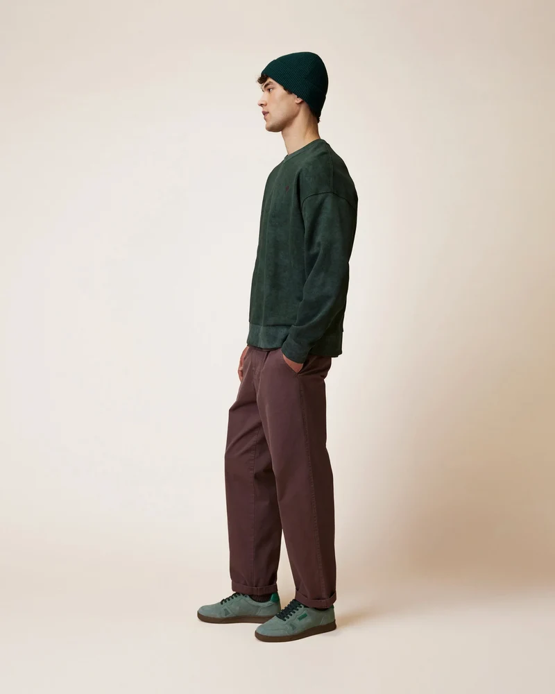 FAGUO Fango Sweatshirt dark green melange
