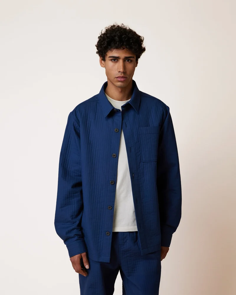 FAGUO Gastine Overshirt dark blue
