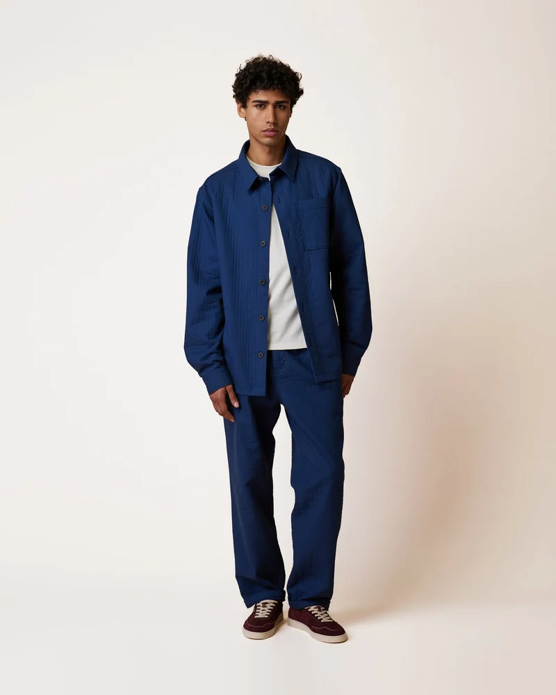 FAGUO Gastine Overshirt dark blue
