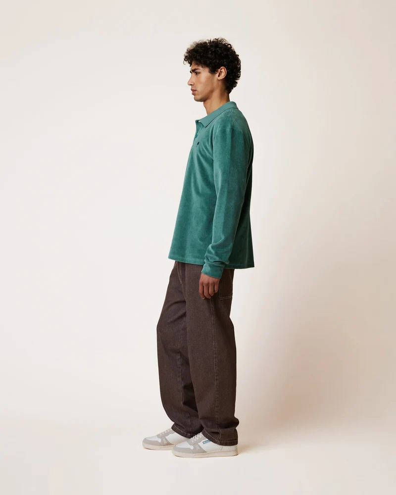 FAGUO Devois Poloshirt green grey