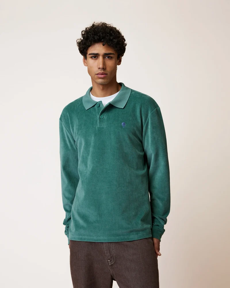 FAGUO Devois Poloshirt green grey