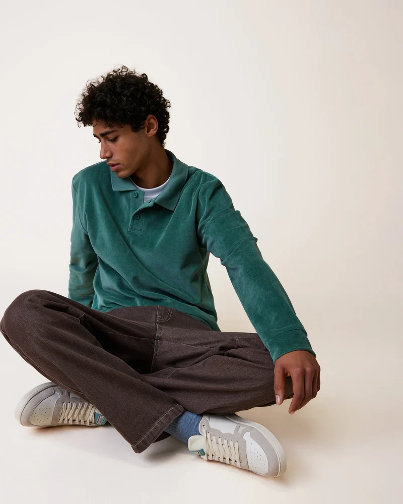FAGUO Devois Poloshirt green grey
