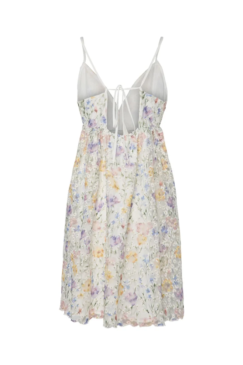 YAS - Yasleanna Strap Dress - 4715576 Star White