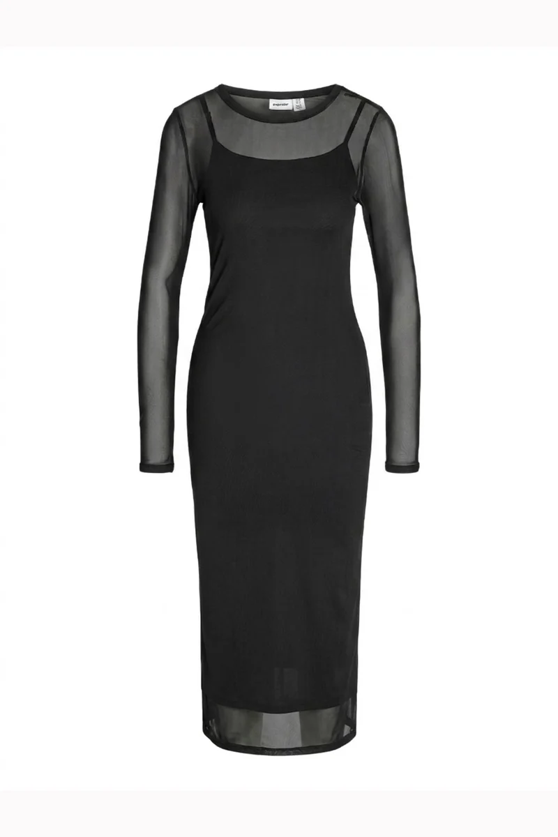 Noisy May - Nmjudith L/S Dress - 5153256 Black