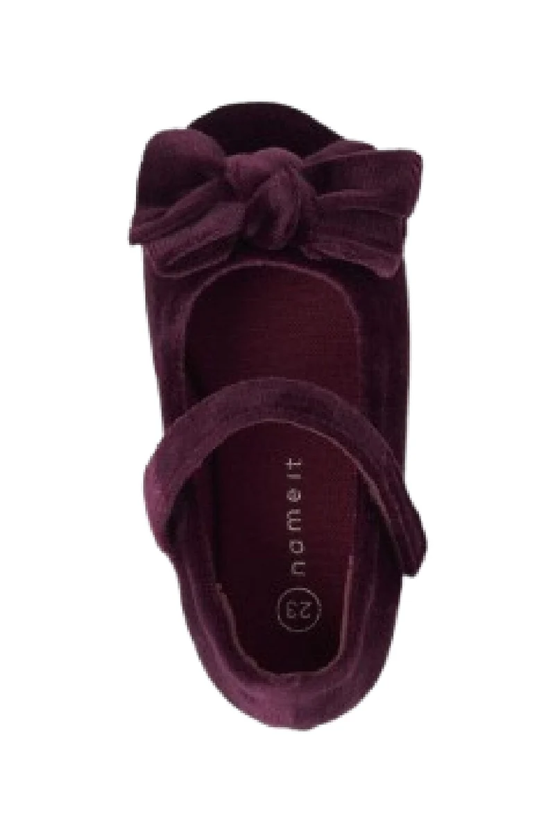 Name It - Nmfriva Ballerina Shoe - 4889303 Burgundy