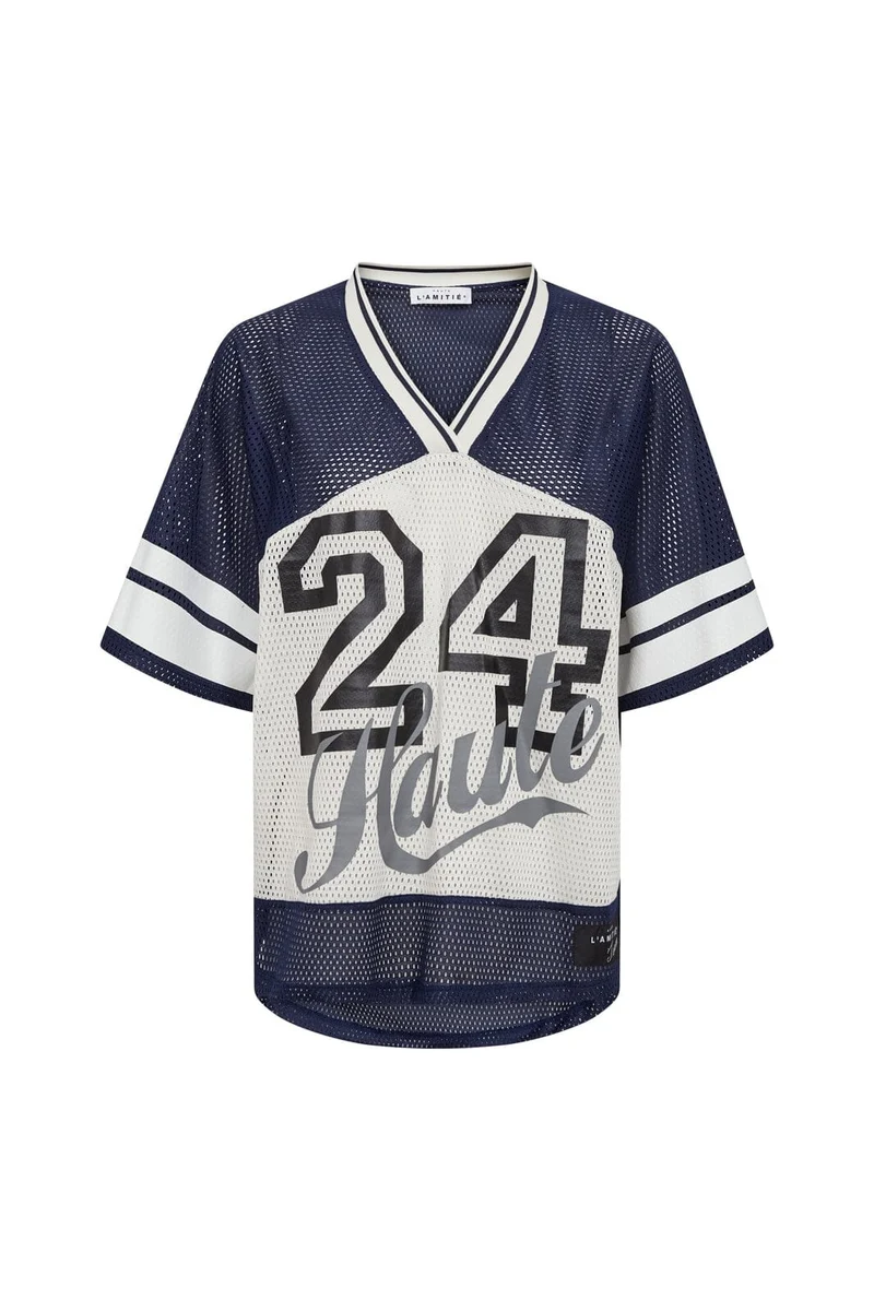 Haute L'Amitié - Drift Combo Number Tee HL10478 - Navy