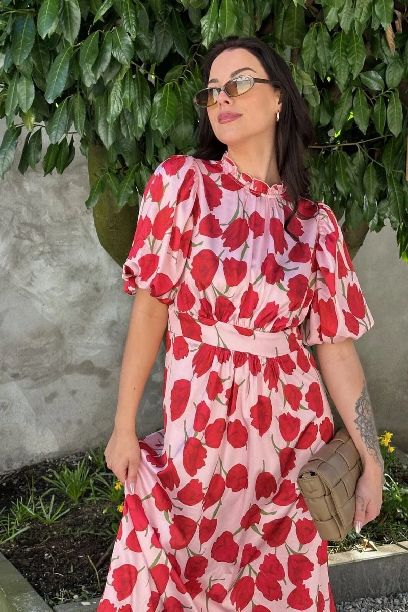 Noella - Ruth Dress - 1278 Tulip Print