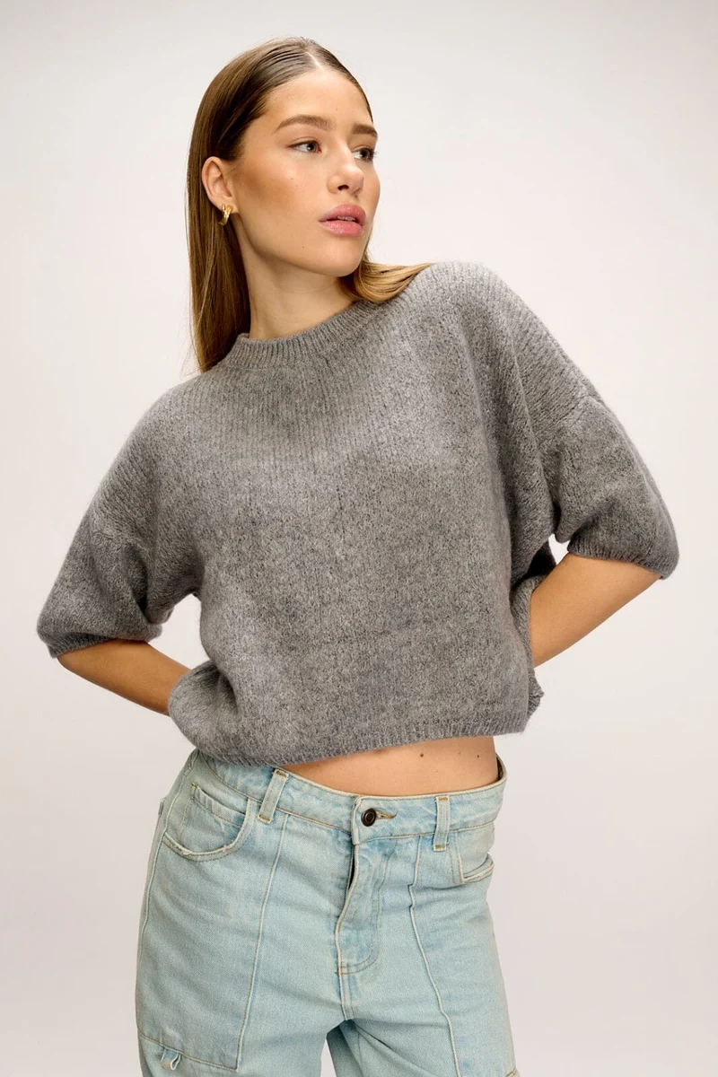 Noella - Mimi Knit Jumper - 218 Grey