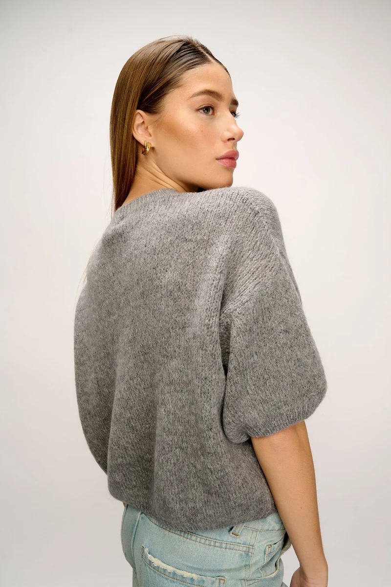 Noella - Mimi Knit Jumper - 218 Grey