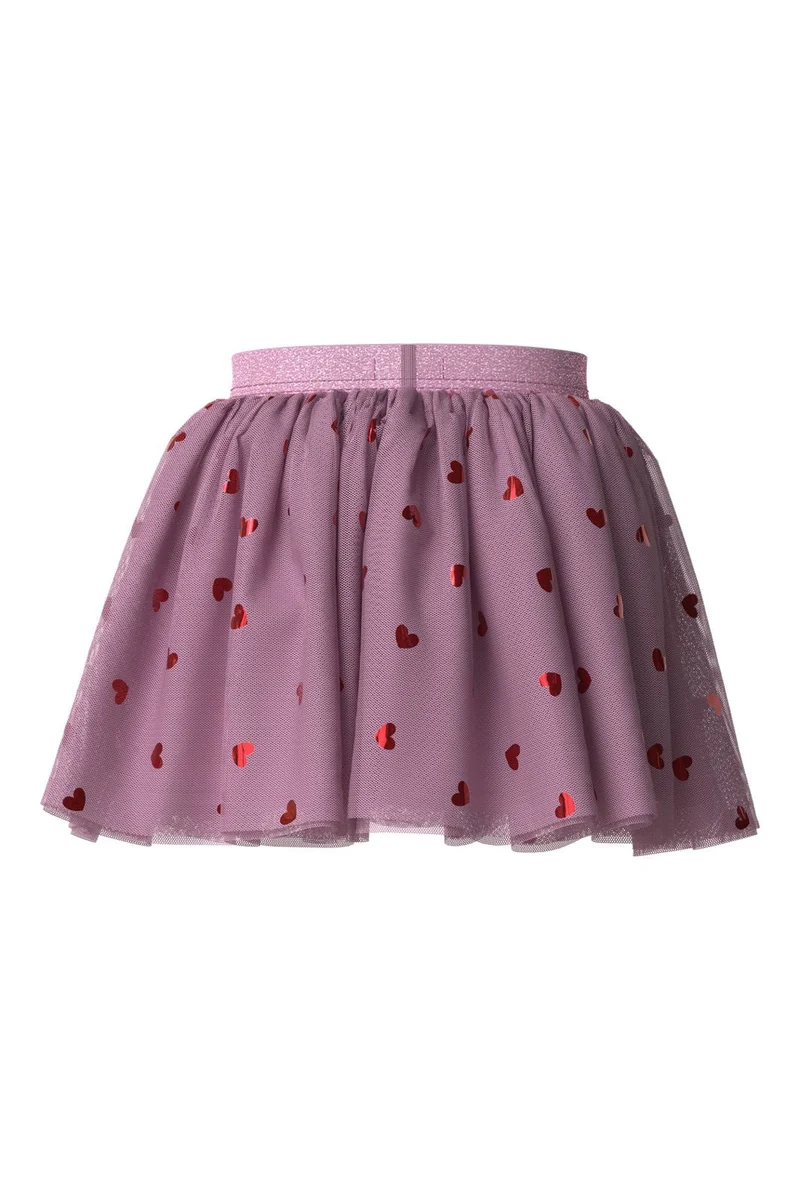Name It - Nmfvabos Skirt - 5183791 Full Blooming Pink Small Heart