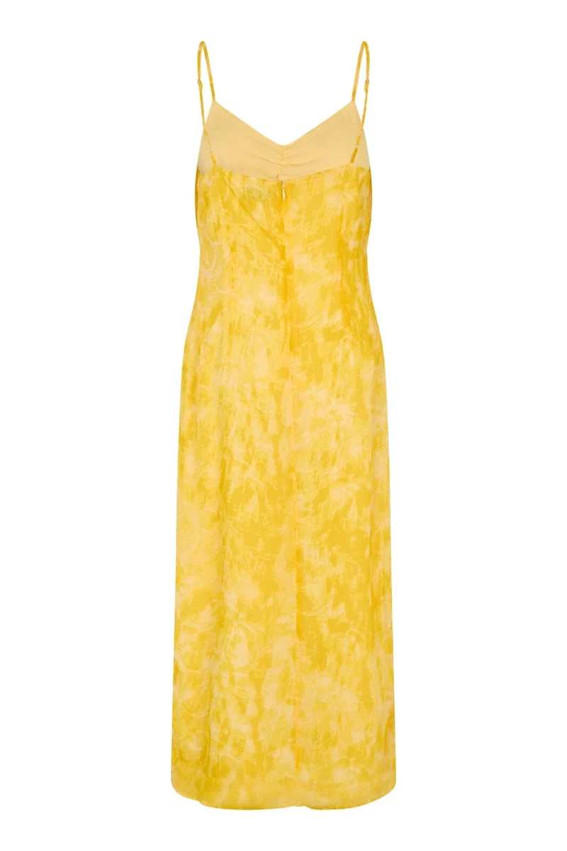 Modström - Napthalimd Print Strap Dress 58479 - 11514 - Sunflower