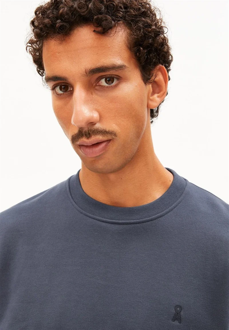 ARMEDANGELS Baaro Fleece Sweatshirt moonshadow