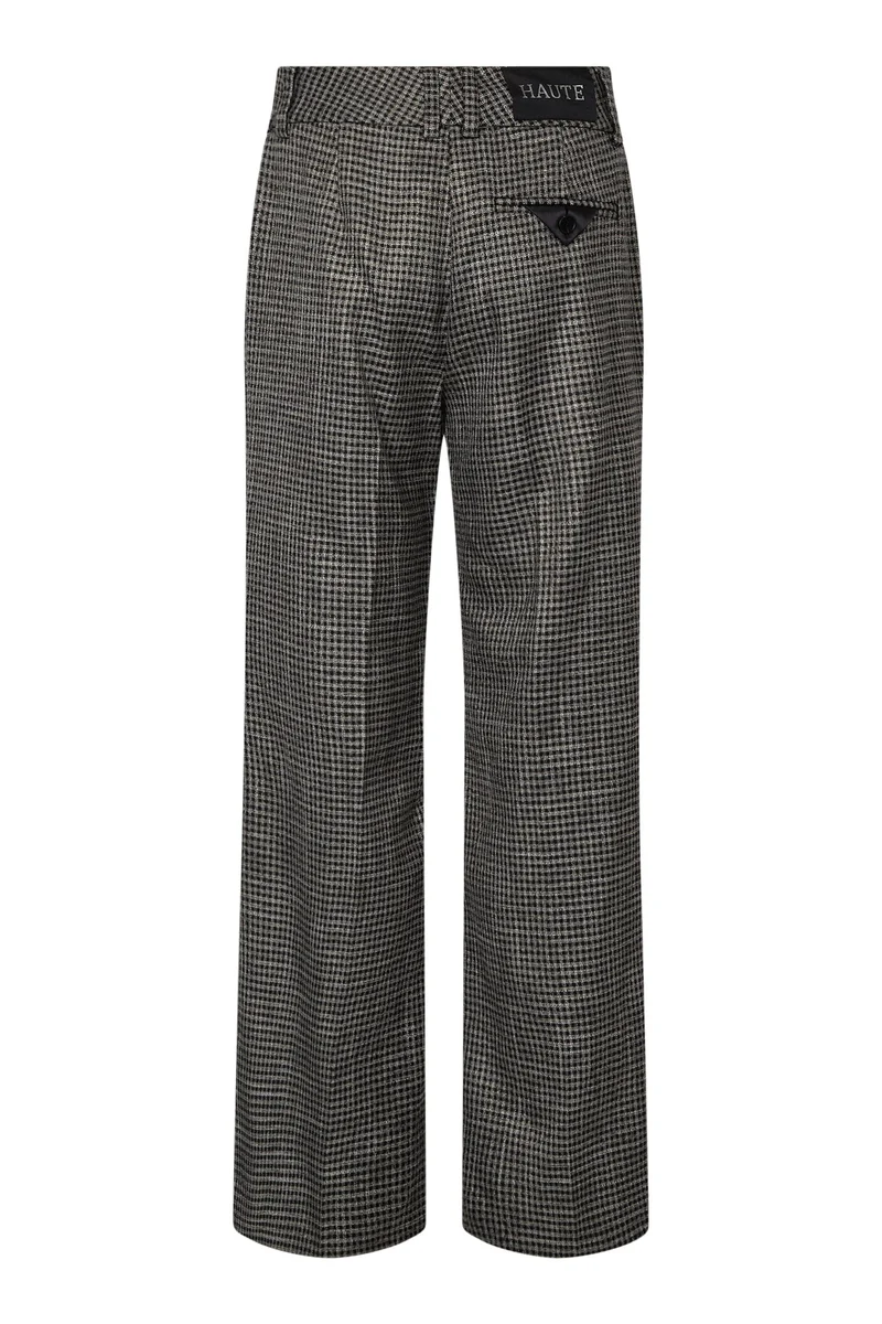 Haute L'Amitié - Pant Hl10907 - Black Silver Check