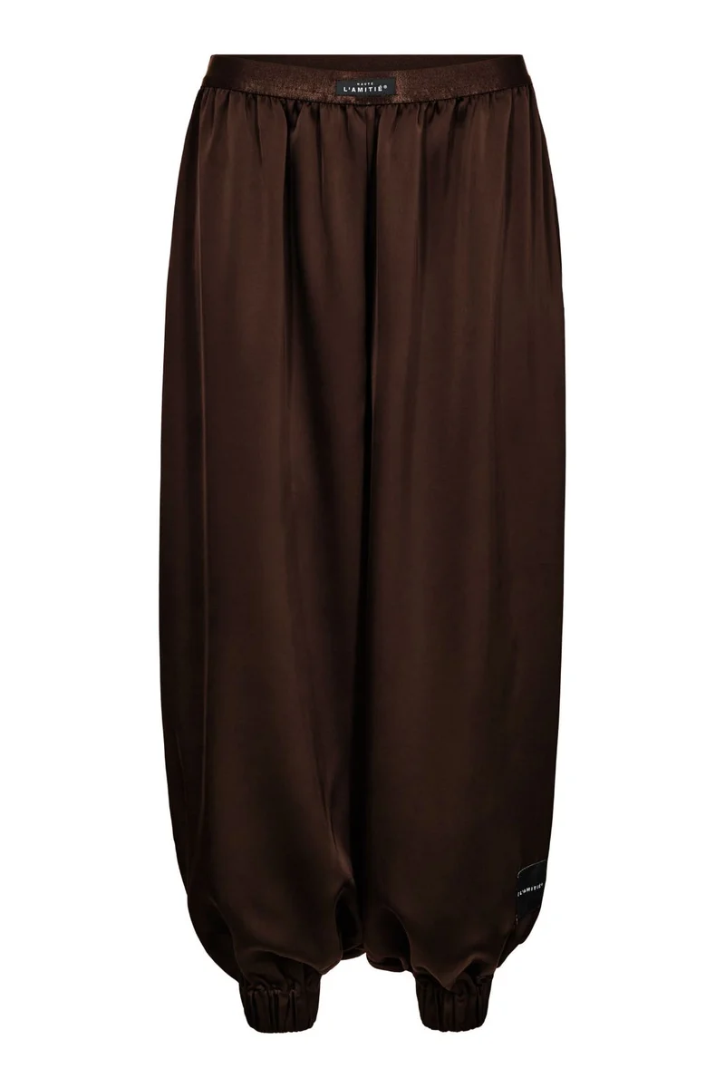 Haute L'Amitié - Evita Crop Harem Pant HL10591 - Mocca