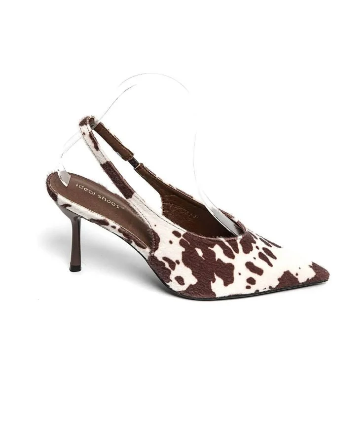 Bloom - Begonia Stiletto - Cow Print