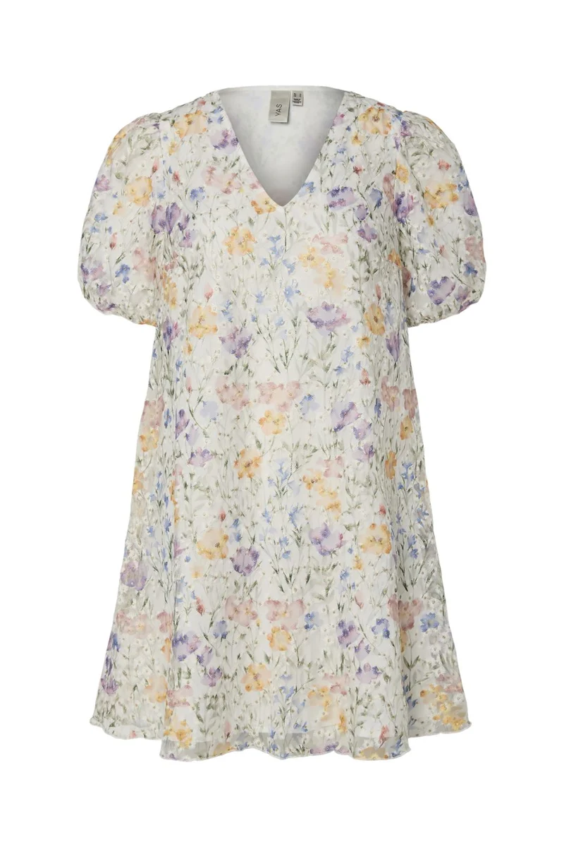 YAS - Yasleanna Ss Dress - 4770175 Star White