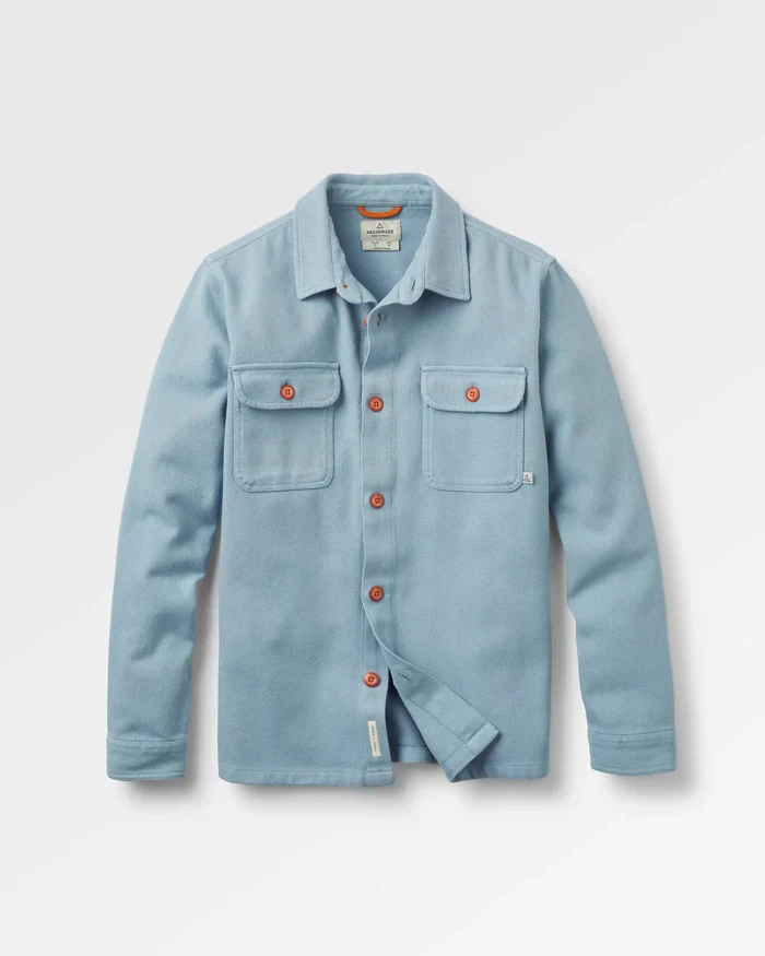 PASSENGER Island Twill Shirt faded denim