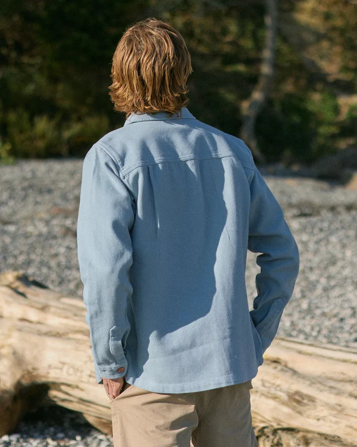 PASSENGER Island Twill Shirt faded denim