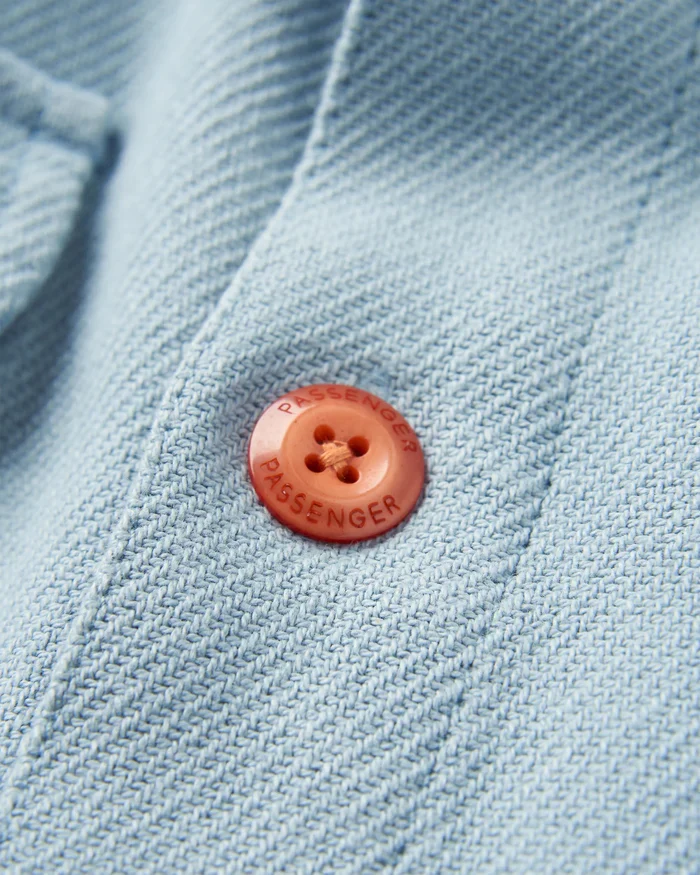 PASSENGER Island Twill Shirt faded denim