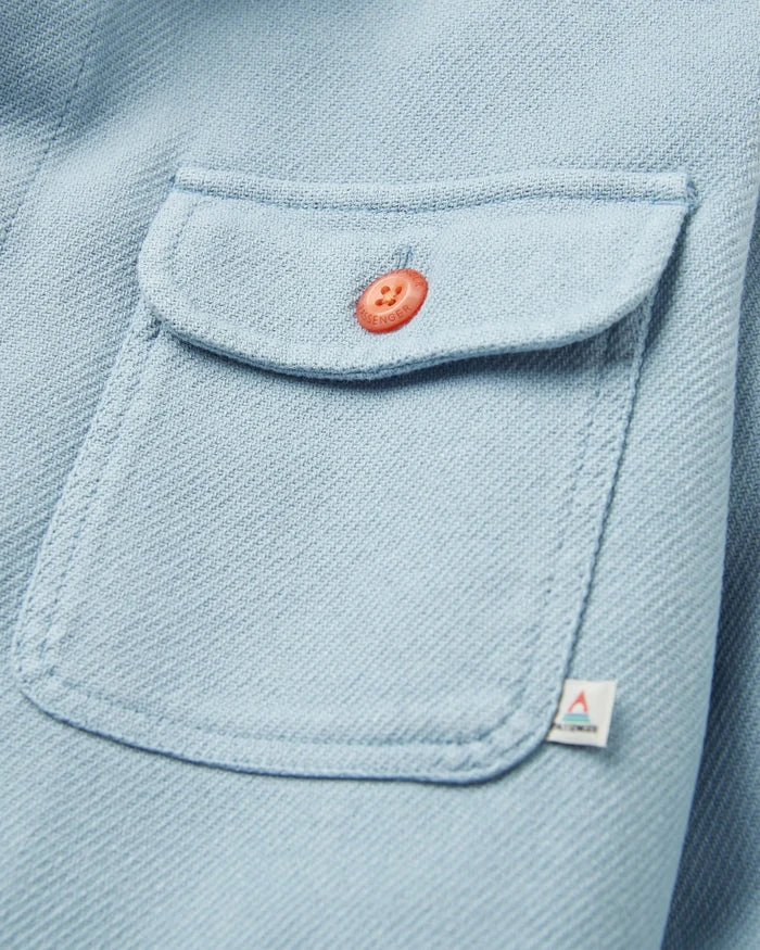PASSENGER Island Twill Shirt faded denim