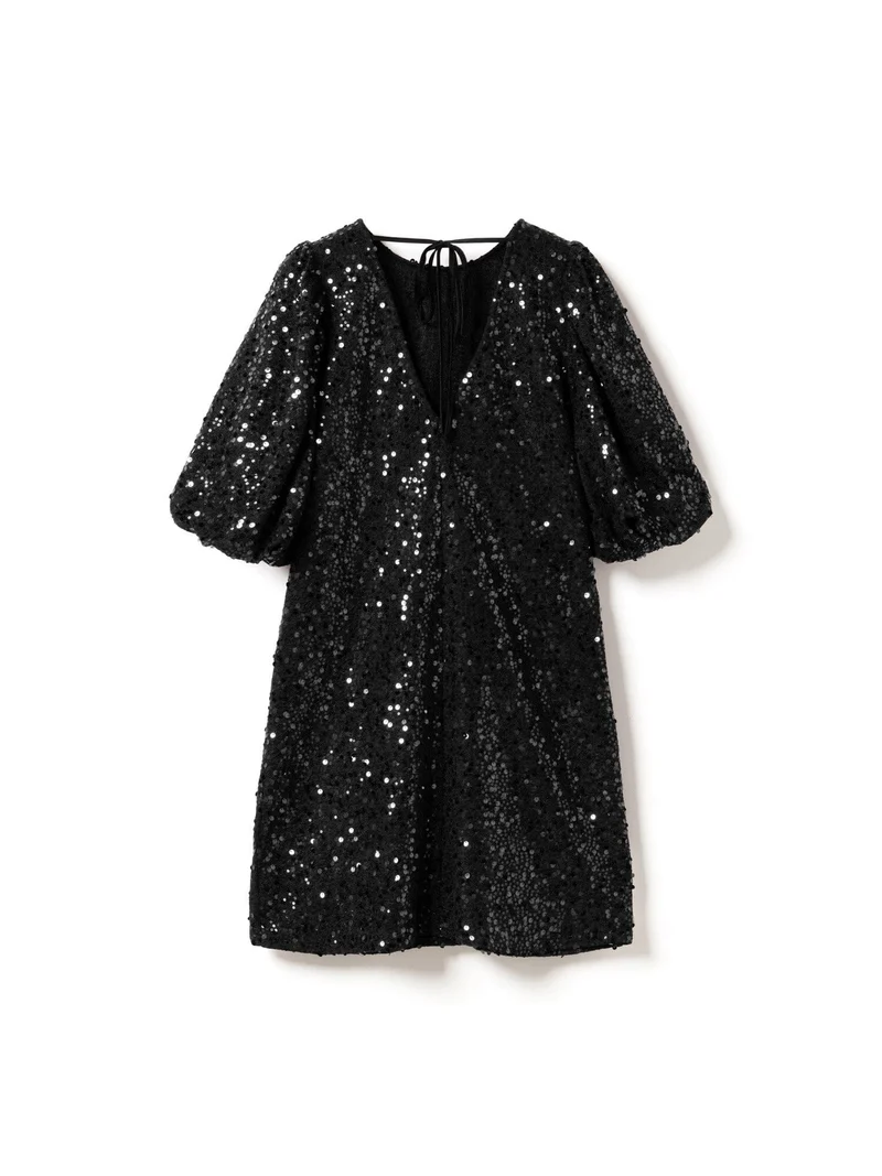 Noella - Pastis Short Dress - 004 Black