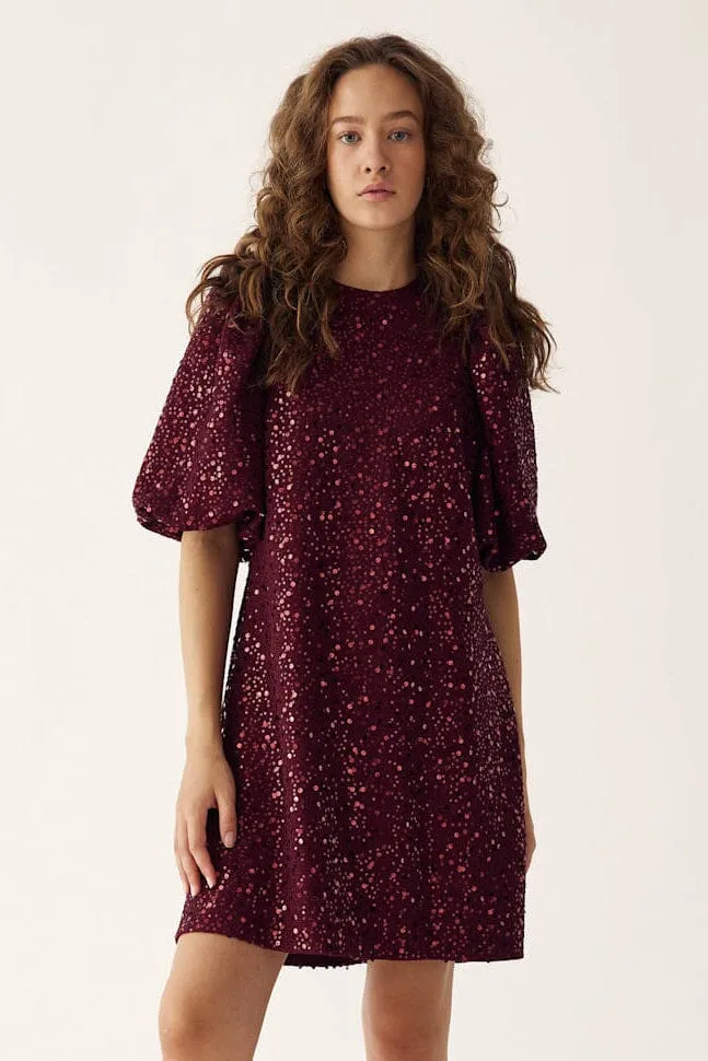 Noella - Pastis Short Dress 11630103 - 1393 - Winetasting