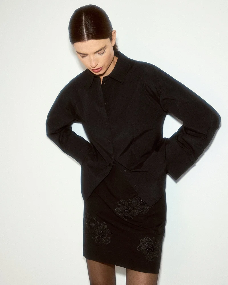 MSCH Copenhagen - Mschjemila Skirt Emb 19472 - Black