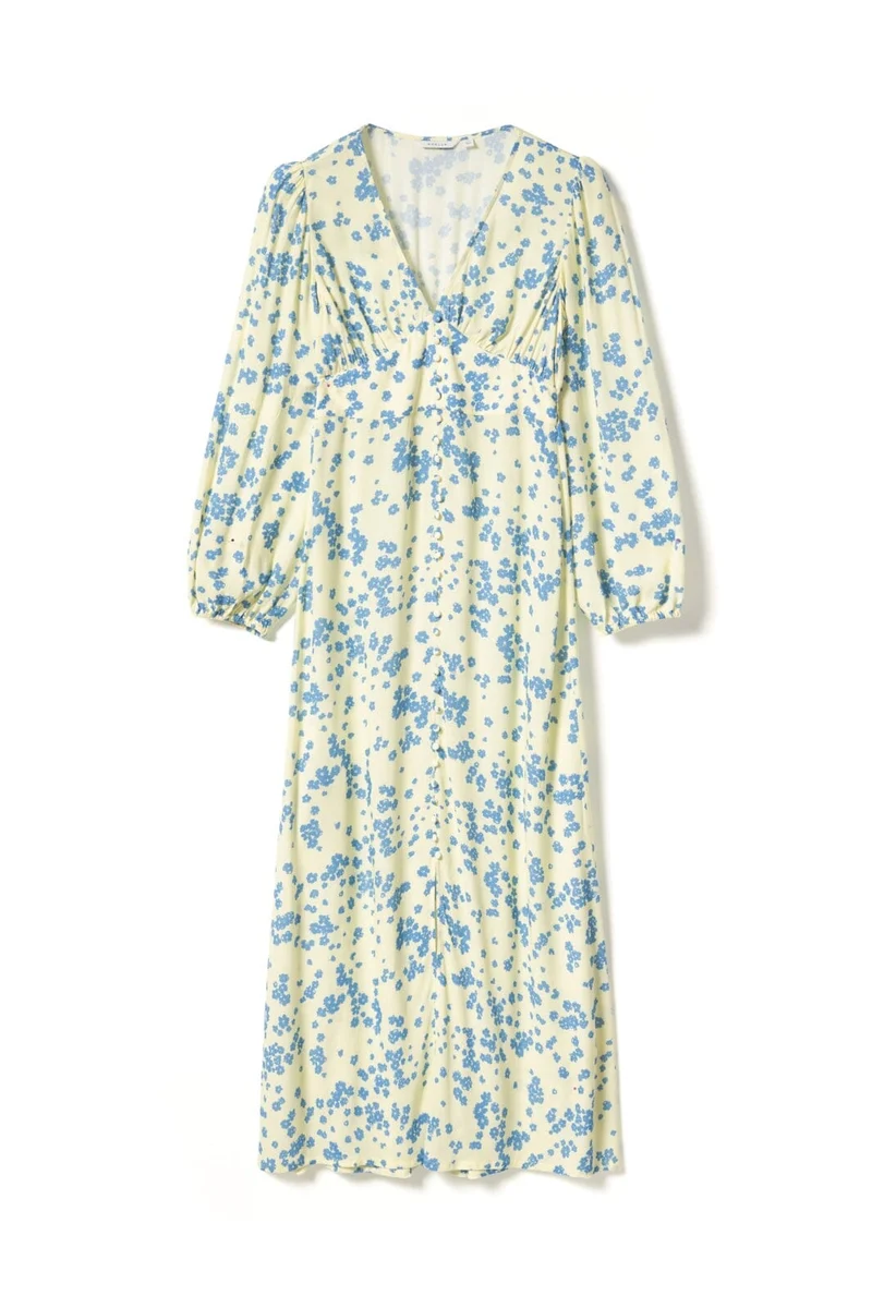 Noella - N-Lilith Maxi Dress 15130003 - 1432 - Deja Yellow Print