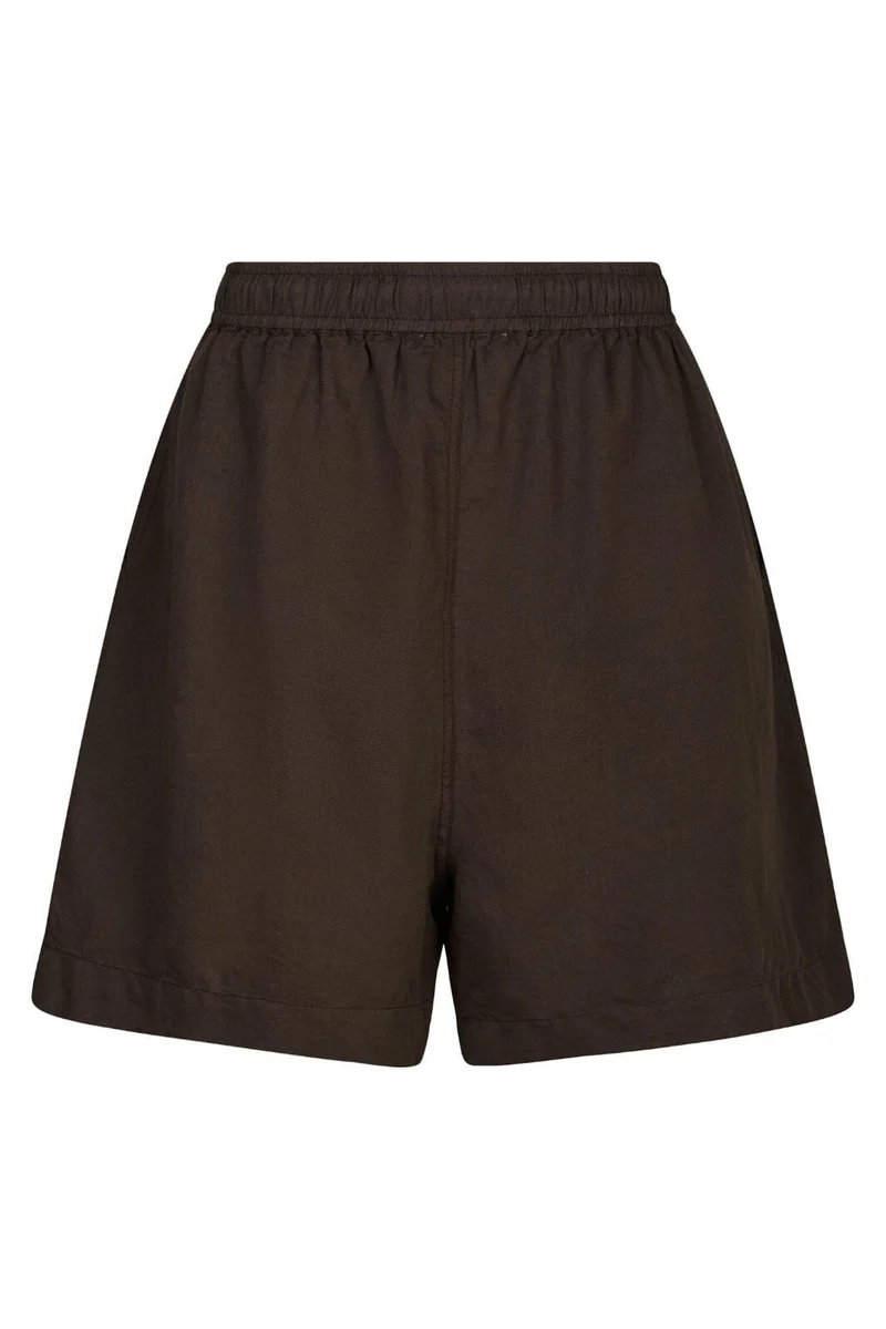 Neo Noir - Shala Linen Shorts 166102 - 676 - Dark Brown