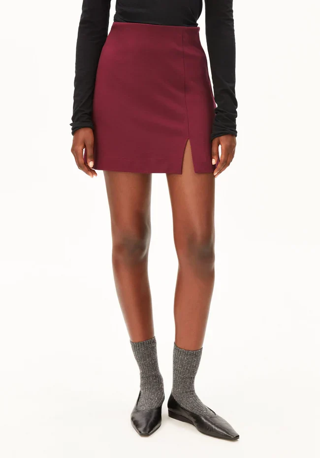 ARMEDANGELS Vanjaraa Mini Skirt velvet red